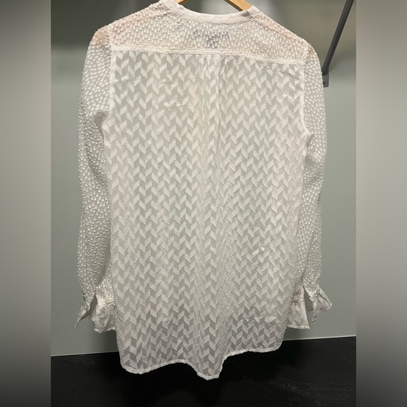 Textured Sheer Blouse - Picture 4 of 4